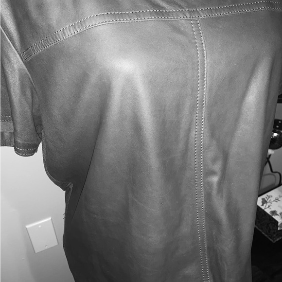 Trouvé Nordstrom Leather Top - Picture 2 of 7